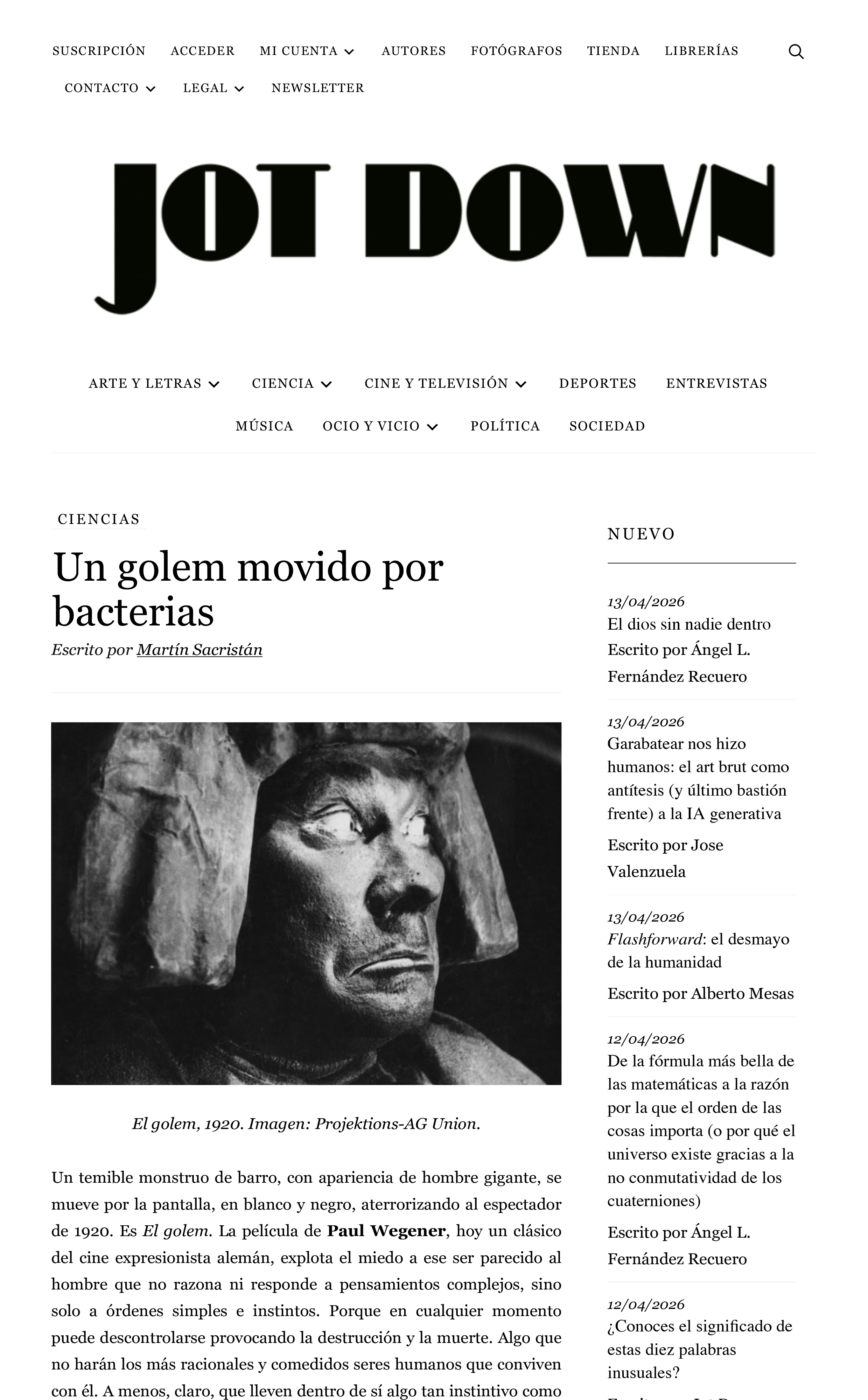 Un%20golem%20movido%20por%20bacterias%20 %20Jot%20Down%20Cultural%20Magazine 1